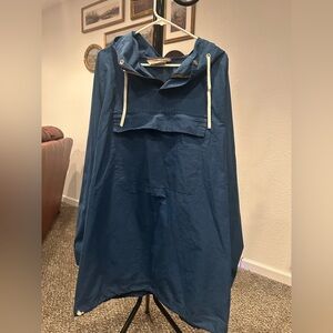Vintage 1973 REI blue Anorak poncho. from Seattle, Washington.